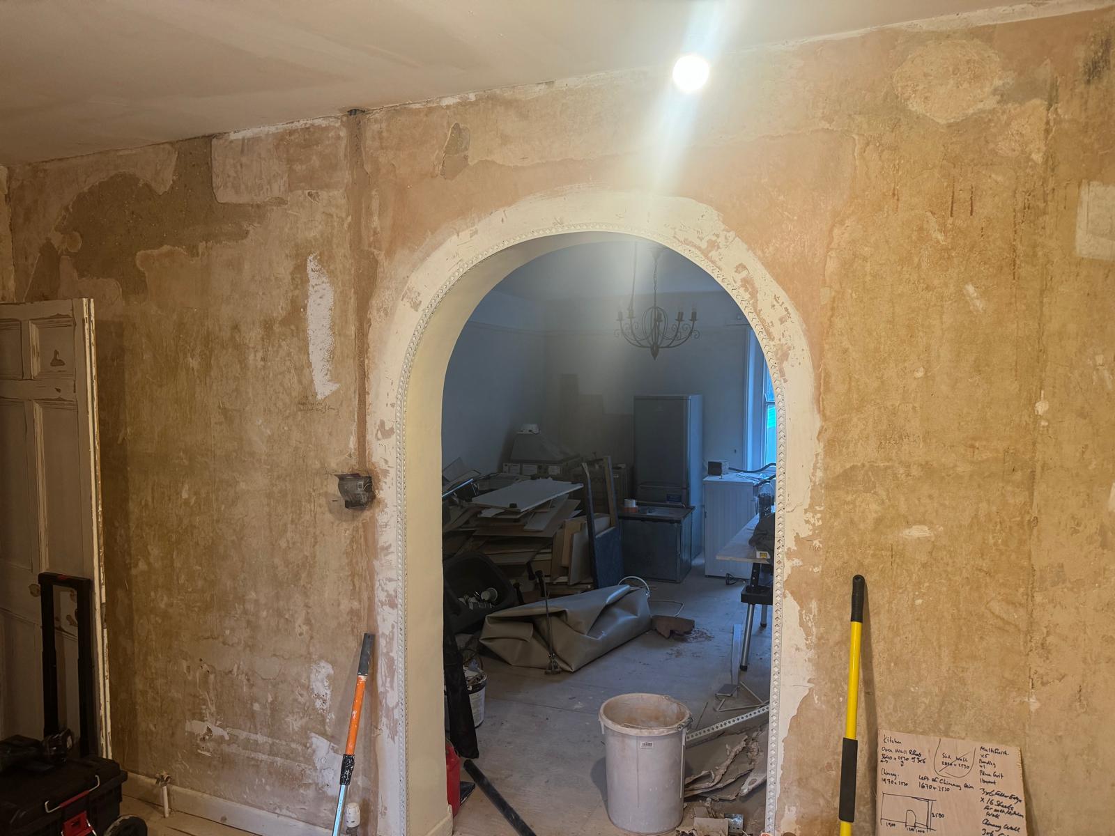 Plastering Arch